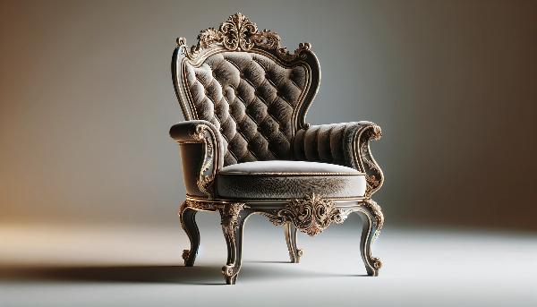 chaise style baroque moderne